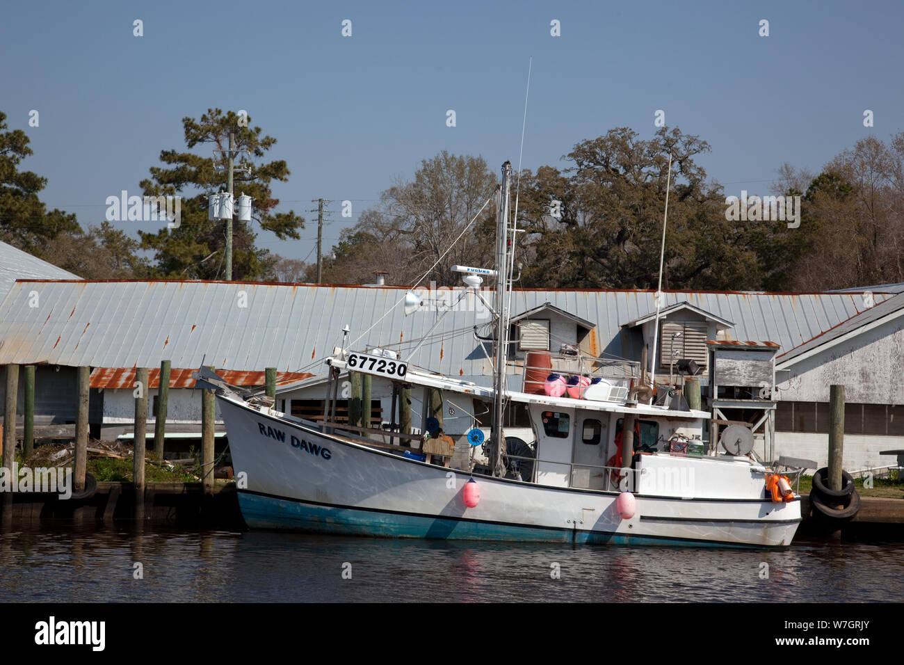 Bayou La Batre, Alabama, is a fishing village with a seafood-processing ...