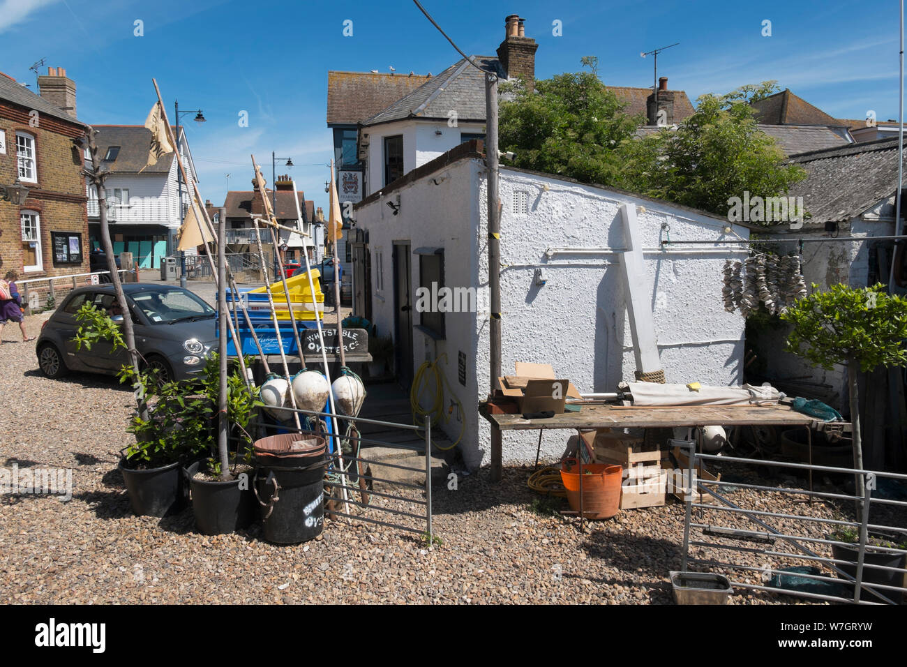 The Oyster Stall next to The Whitstable Oyster Company, former oyster
