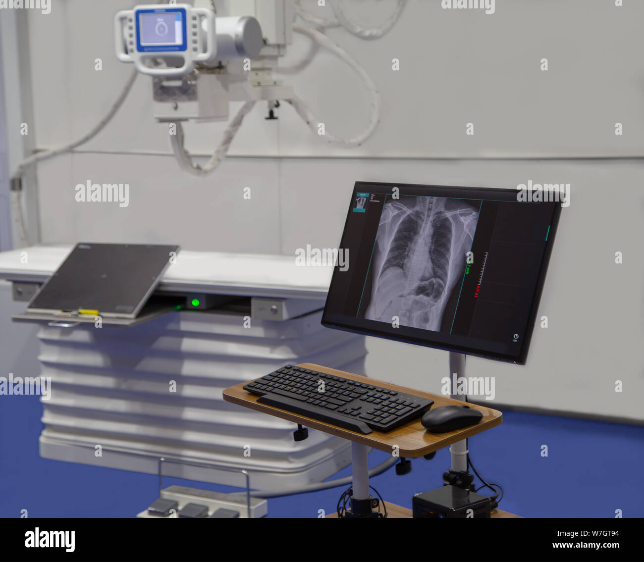 XRay room with modern medical equipment in hospital Stock Photo Alamy