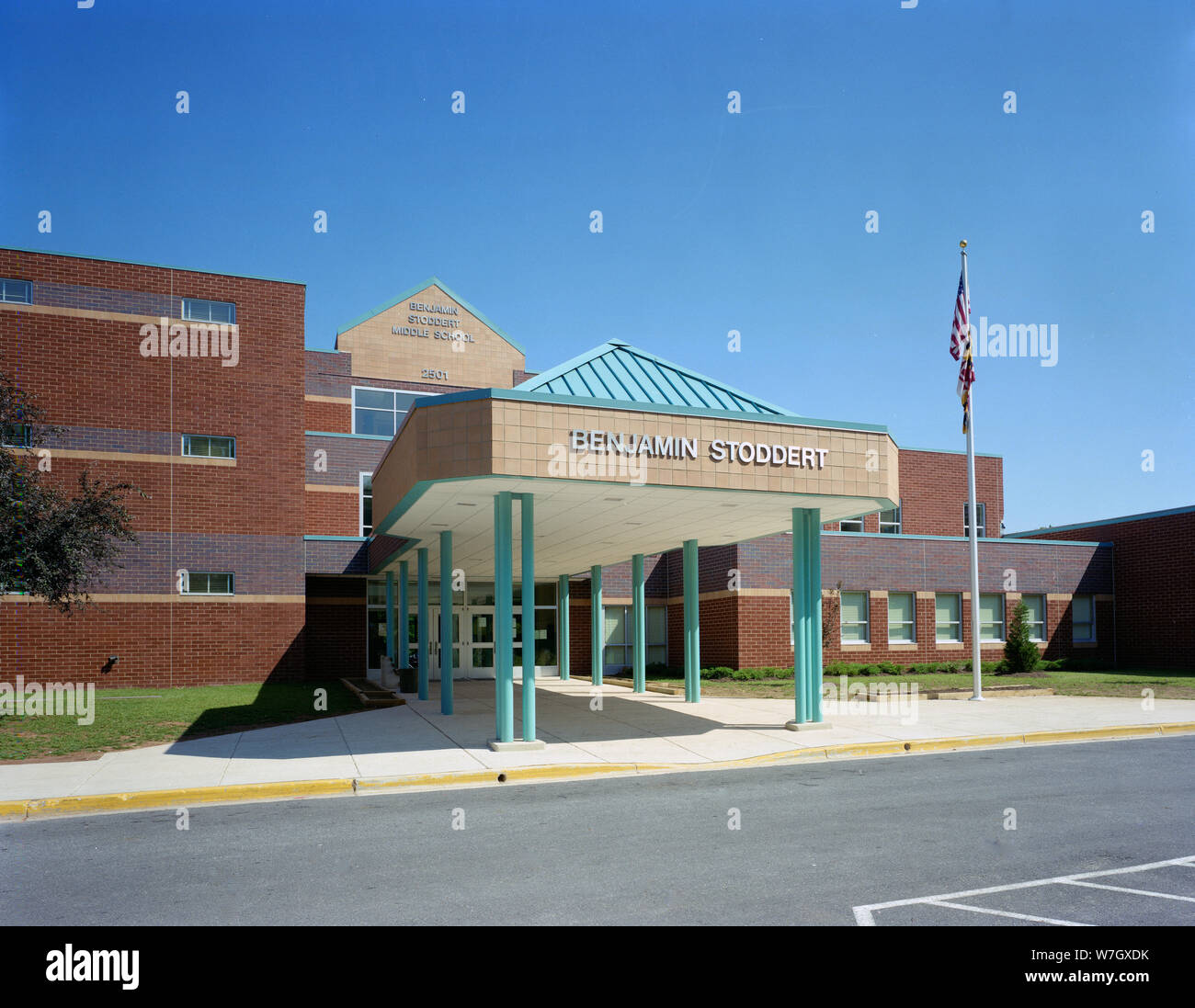 Benjamin Stoddert Middle School, Temple Hills, Maryland Stock Photo Alamy