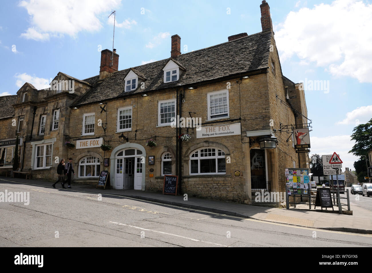 The Fox, Chipping Norton, Oxfordshire Stock Photo Alamy