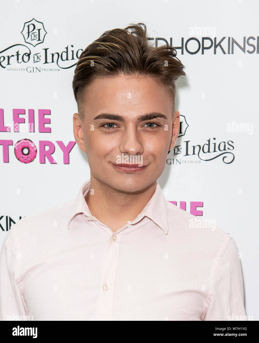 London, UK. Freddie Bentley at The Selfie Factory launch party at White ...