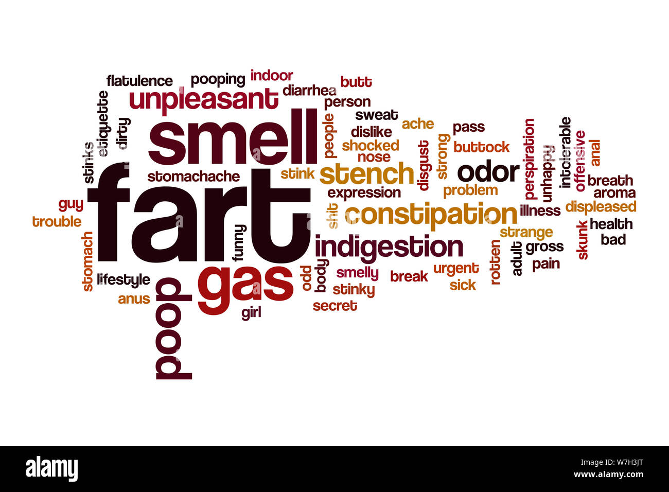 Fart word cloud Stock Photo Alamy