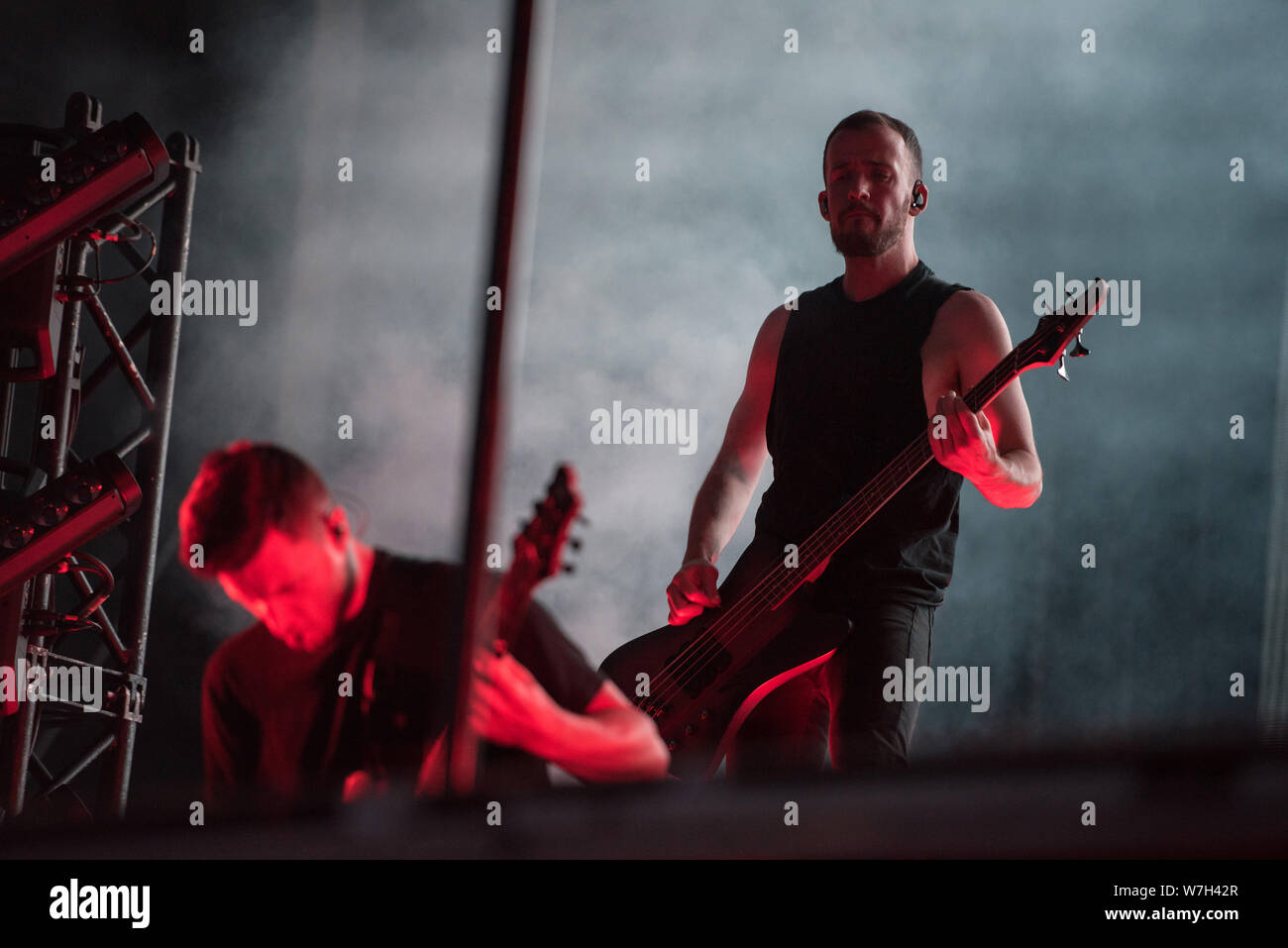 SIBIU, ROMANIA JULY 26, 2019 Architects British metal band