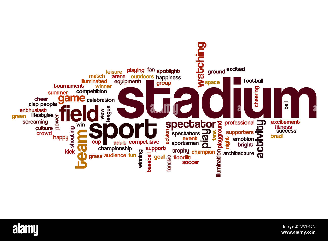Football stadium crowd Cut Out Stock Images & Pictures Alamy