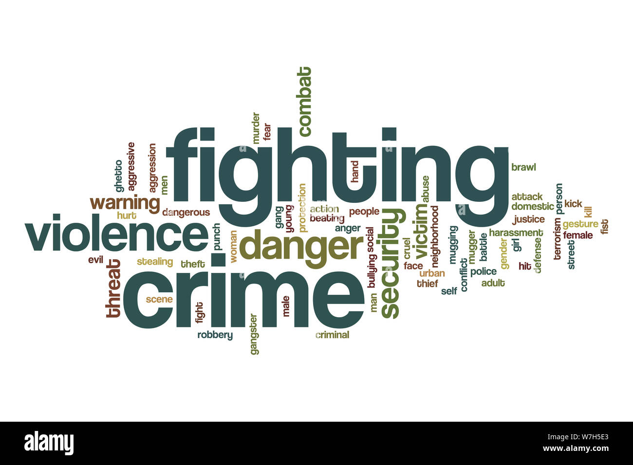 Fighting crime word cloud concept Stock Photo Alamy