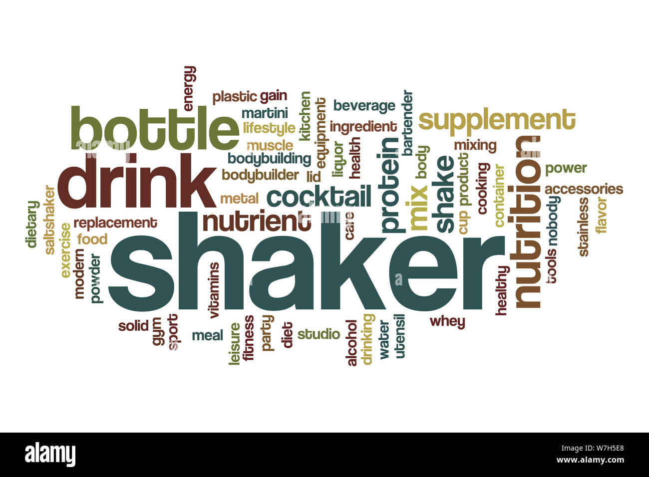 Shaker word cloud concept Stock Photo Alamy