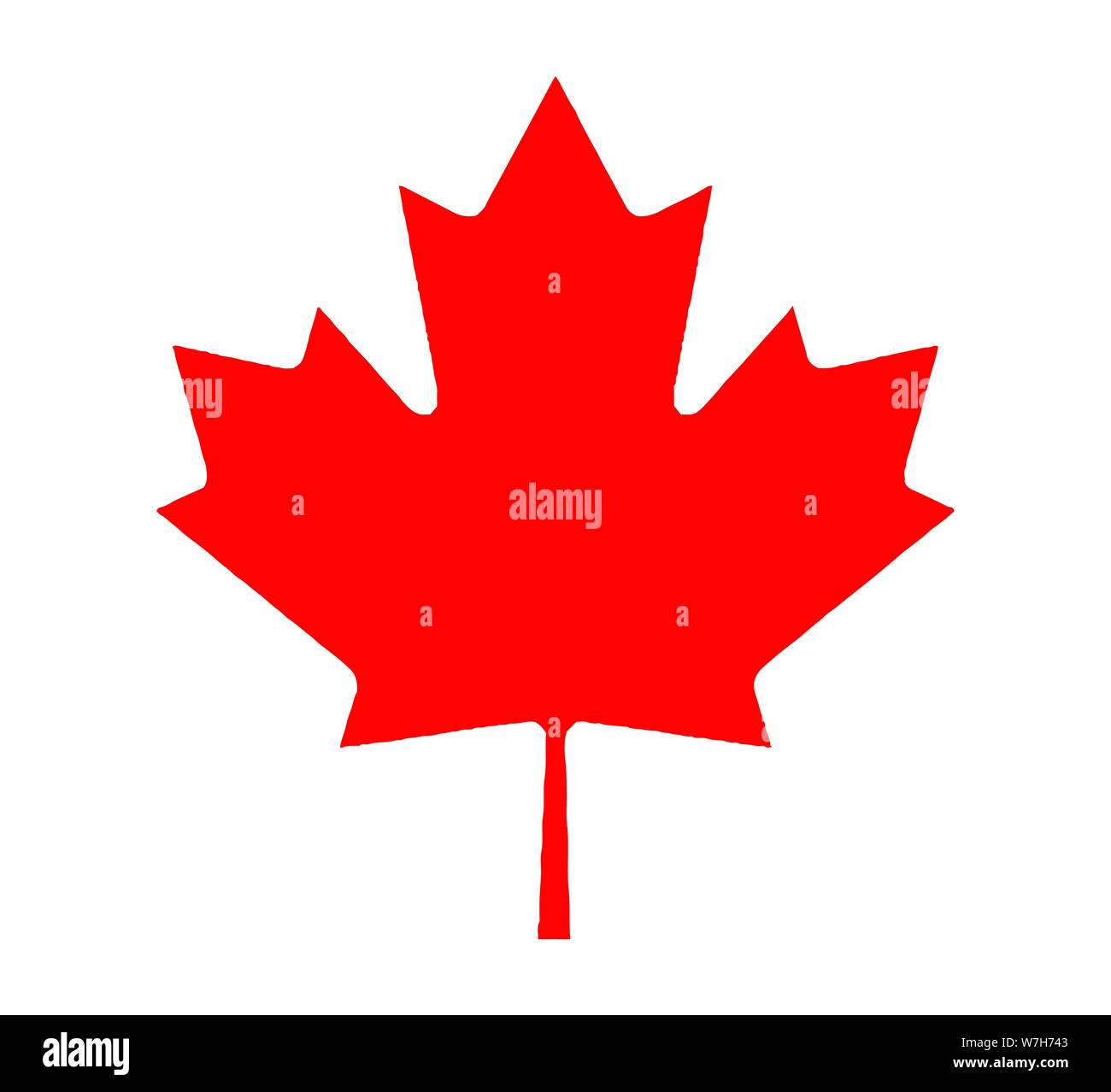 Canadian maple leaf icon Cut Out Stock Images & Pictures - Alamy