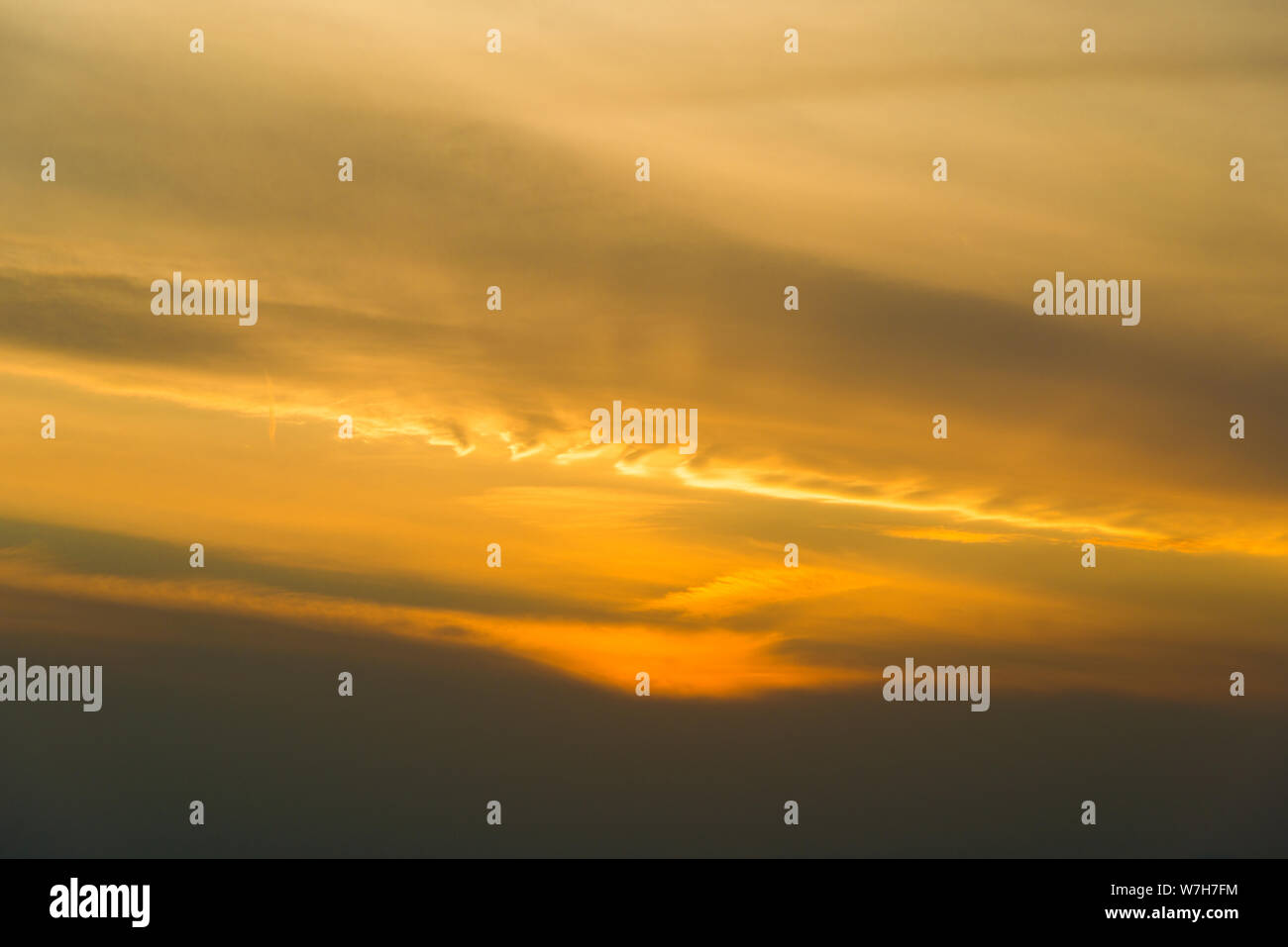 Beautiful sunset sky and clouds as background Stock Photo - Alamy