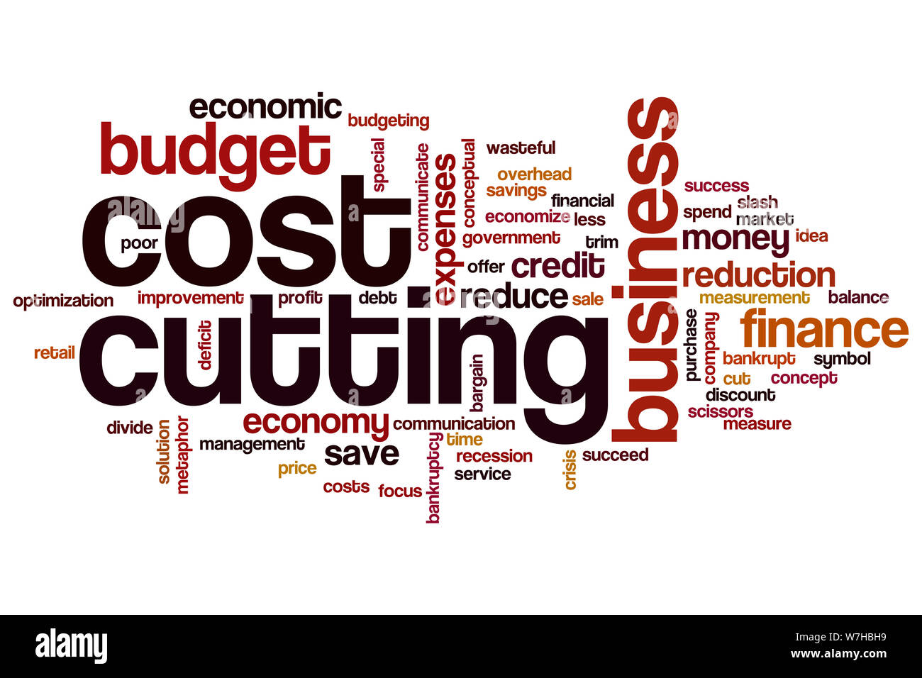 cost-cutting-word-cloud-concept-stock-photo-alamy