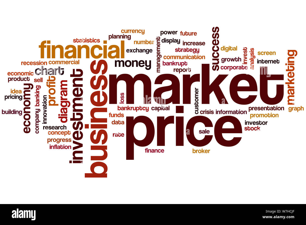 Market price word cloud concept Stock Photo Alamy