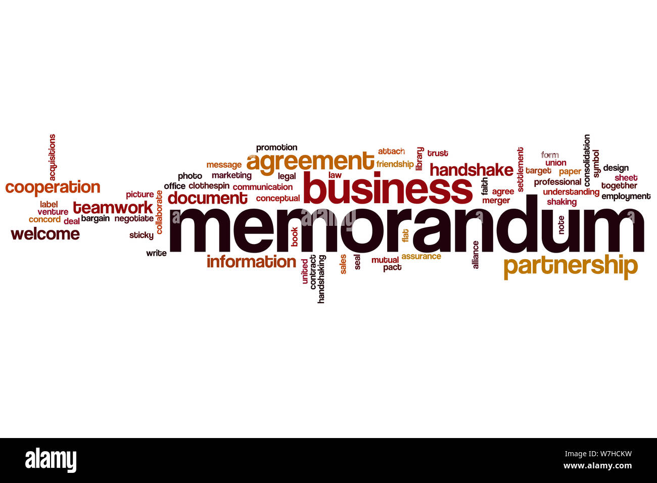 Memorandum word hi-res stock photography and images - Alamy