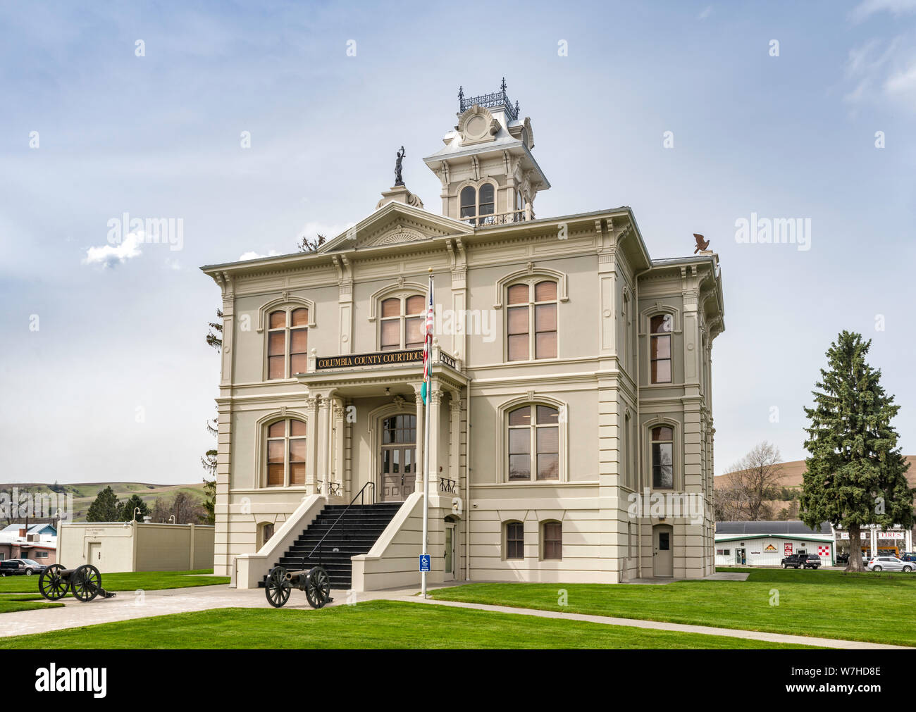 Columbia County Courthouse, 1887, in Dayton, Columbia Plateau, Washington, USA Stock Photo