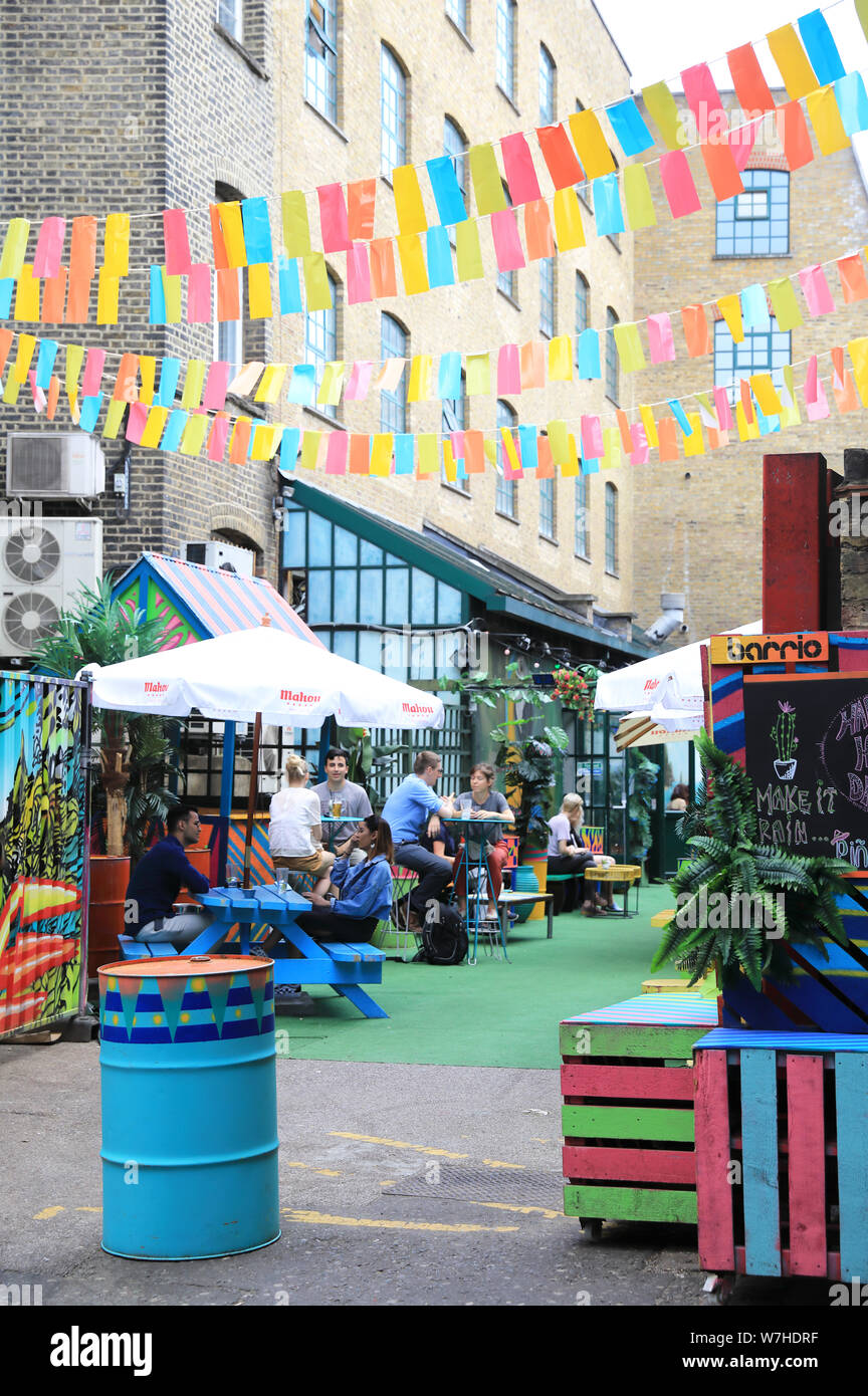 Barrio Shoreditch, Brazilian inspired cocktail bar under the railway