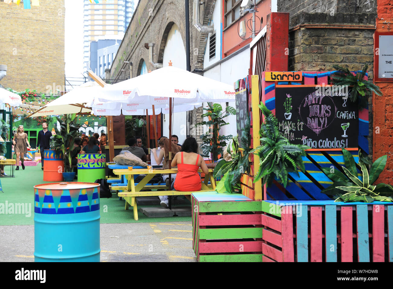 Barrio Shoreditch, Brazilian inspired cocktail bar under the railway