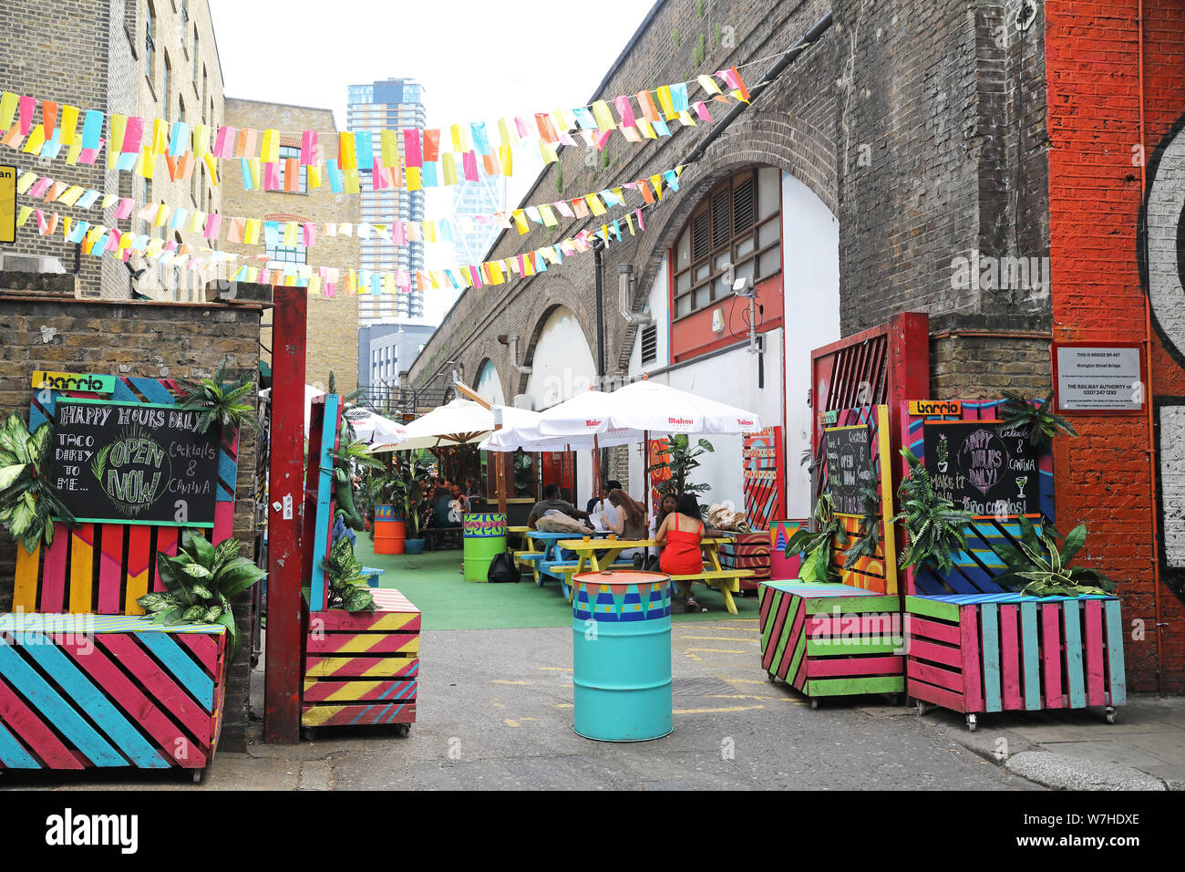 Barrio Shoreditch, Brazilian inspired cocktail bar under the railway