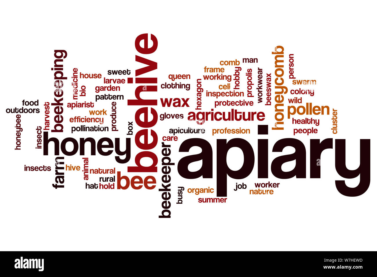Apiary bee garden insect Cut Out Stock Images & Pictures - Alamy