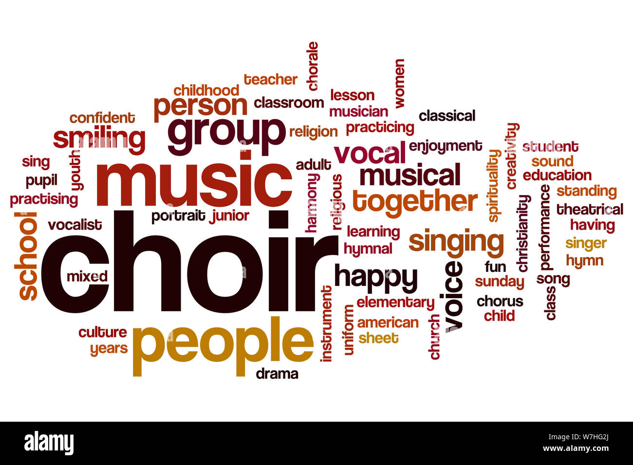 Church Choir Practicing Singing High Resolution Stock Photography and