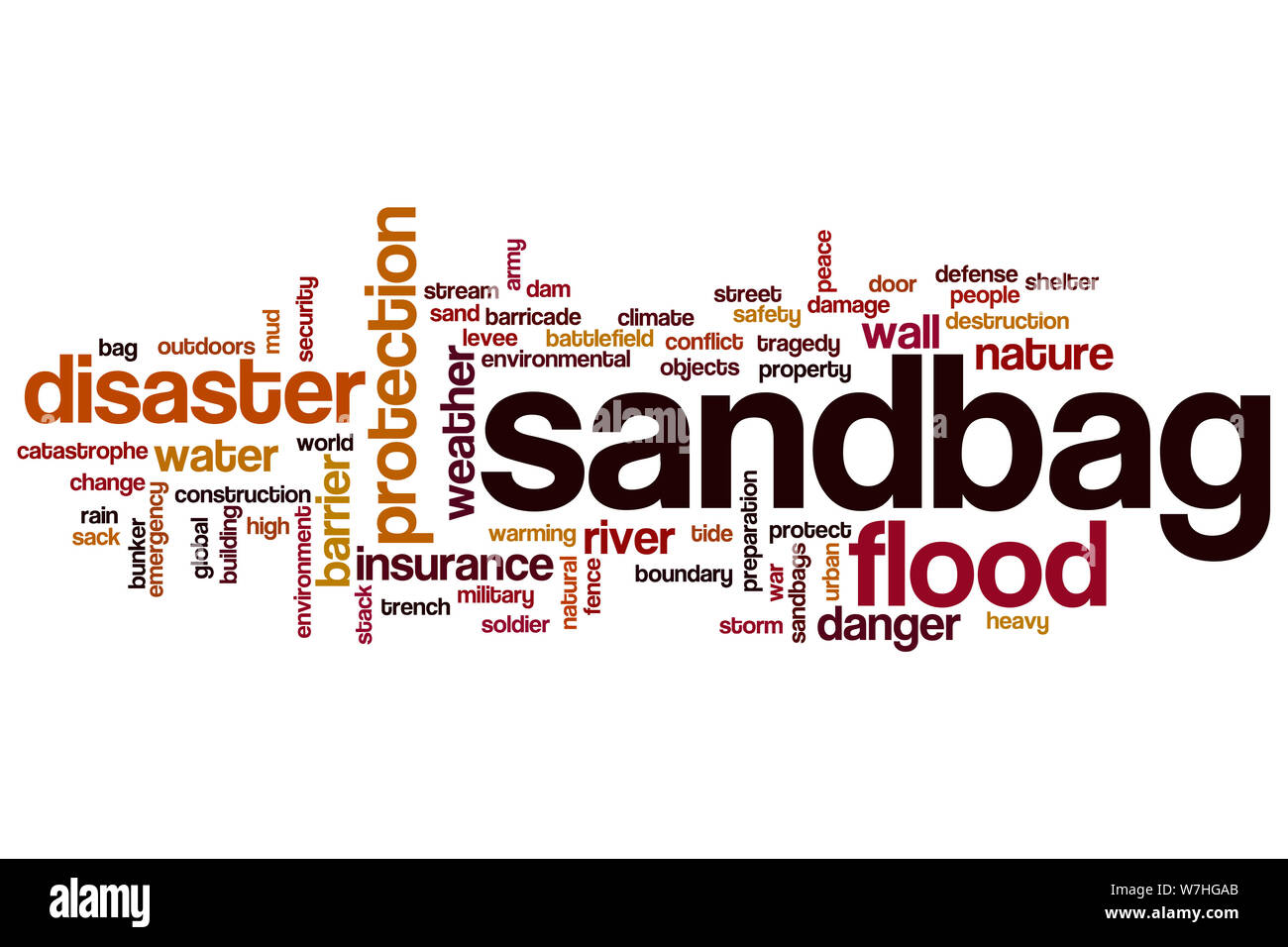 Sandbags wall Cut Out Stock Images & Pictures Alamy