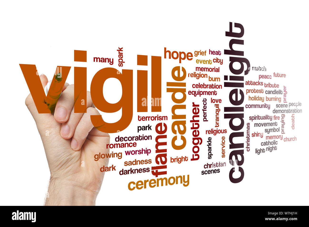 Candle vigil Cut Out Stock Images & Pictures Alamy