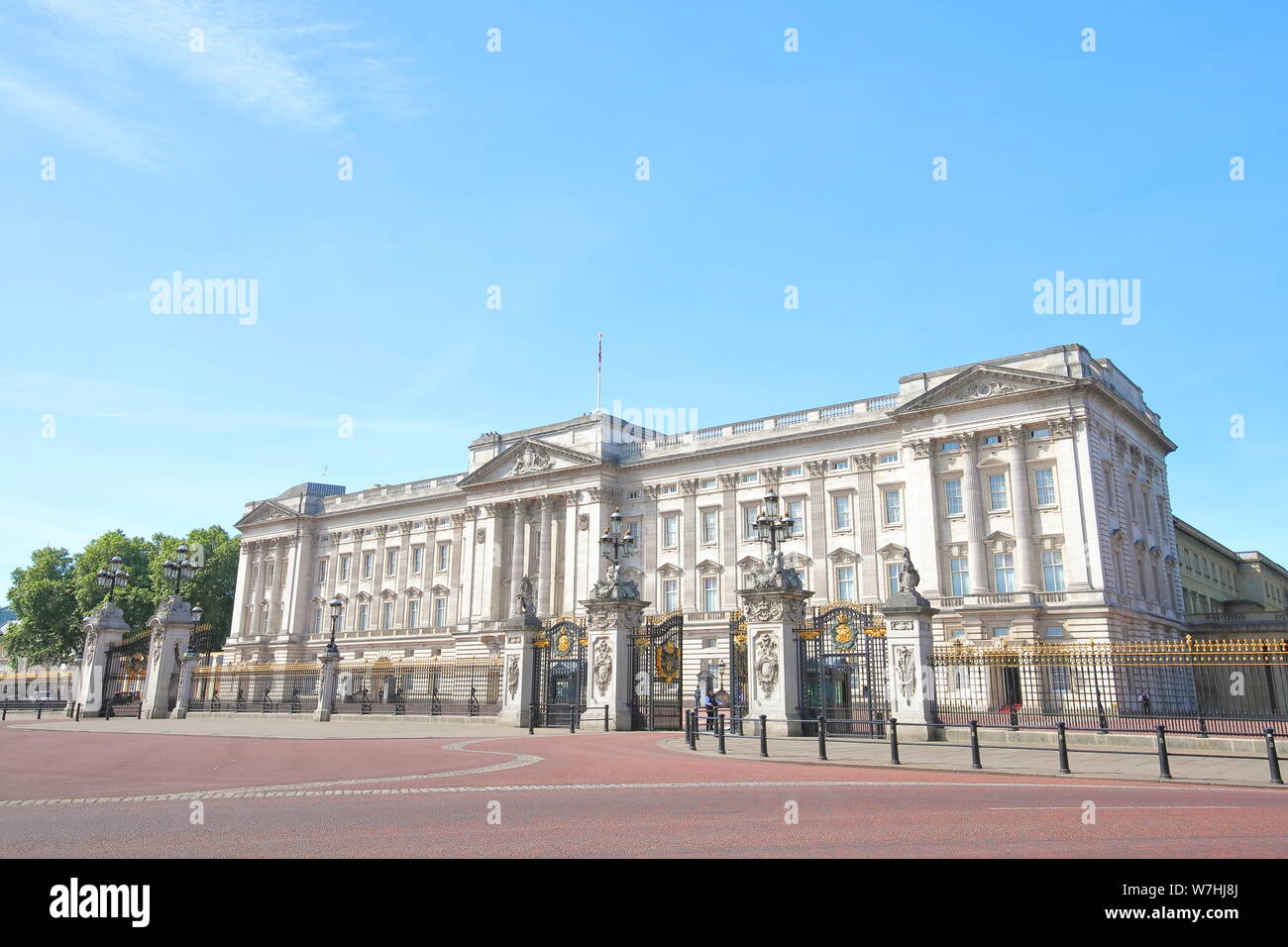 Buckingham palace historical building London UK Stock Photo