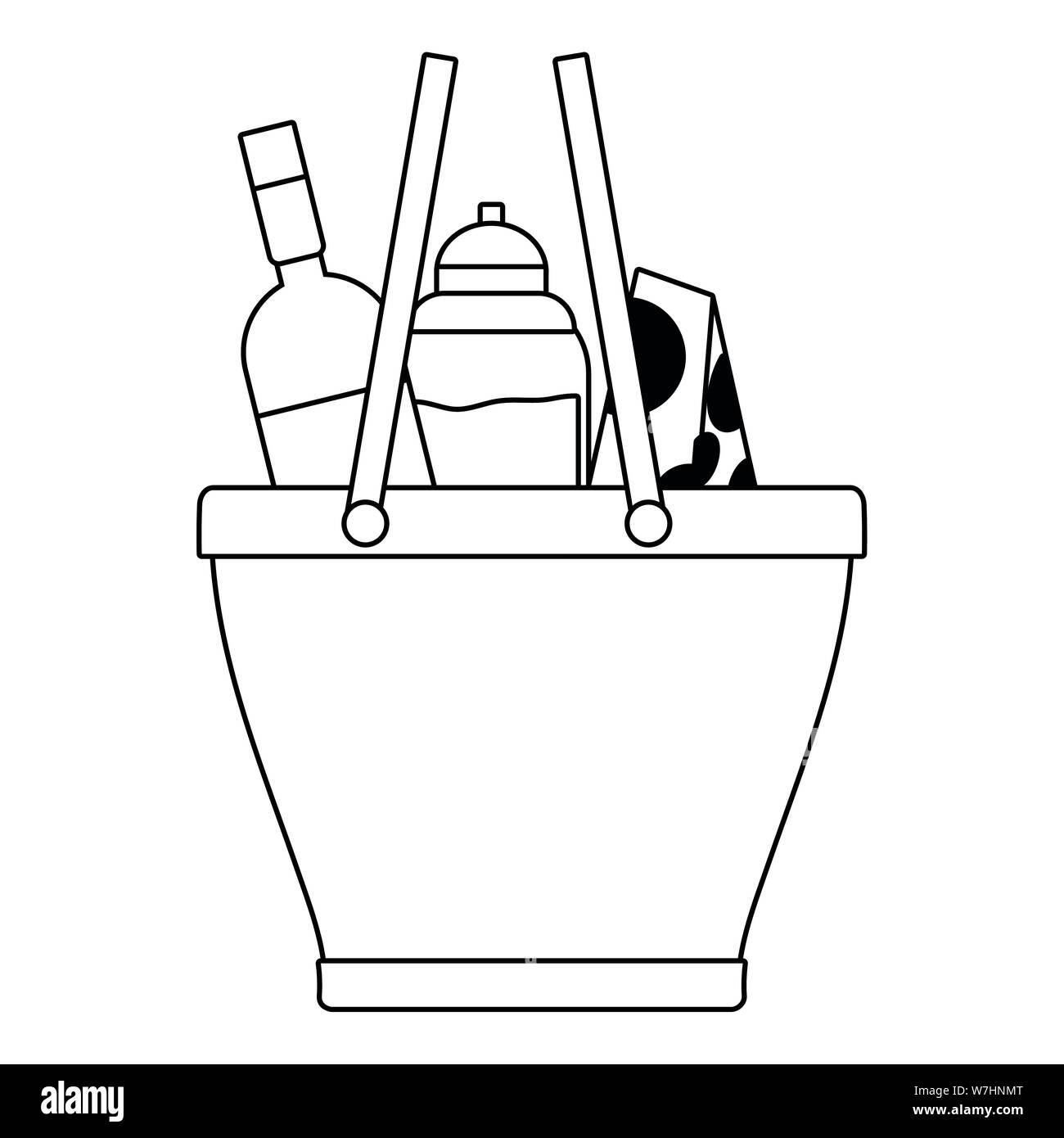 Picnic Basket With Handle Template Printable Picnic Basket With Handle Template Printable