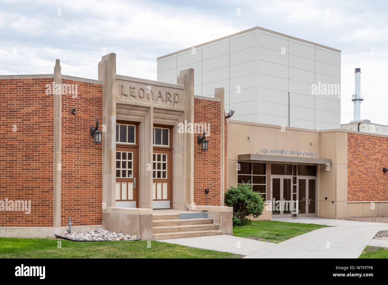 GRAND FORKS, ND/USA JUNE 28, 2019 Leonard Hall and Collaborative Energy Complex on the campus
