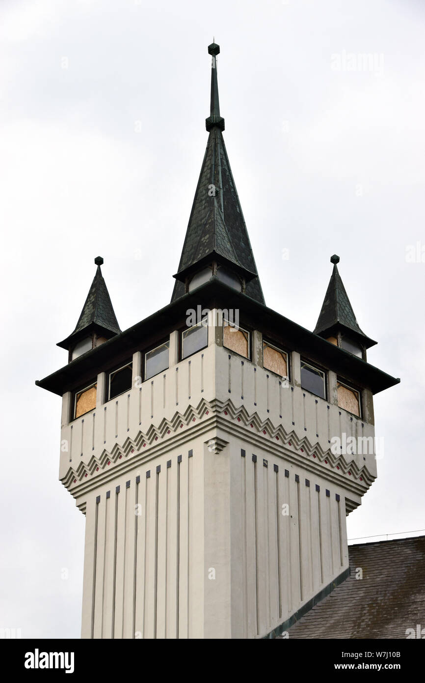 Wooden wine church, trading house, Sátoraljaújhely, Neustadt am Zeltberg, Hungary, Magyarország, Europe Stock Photo