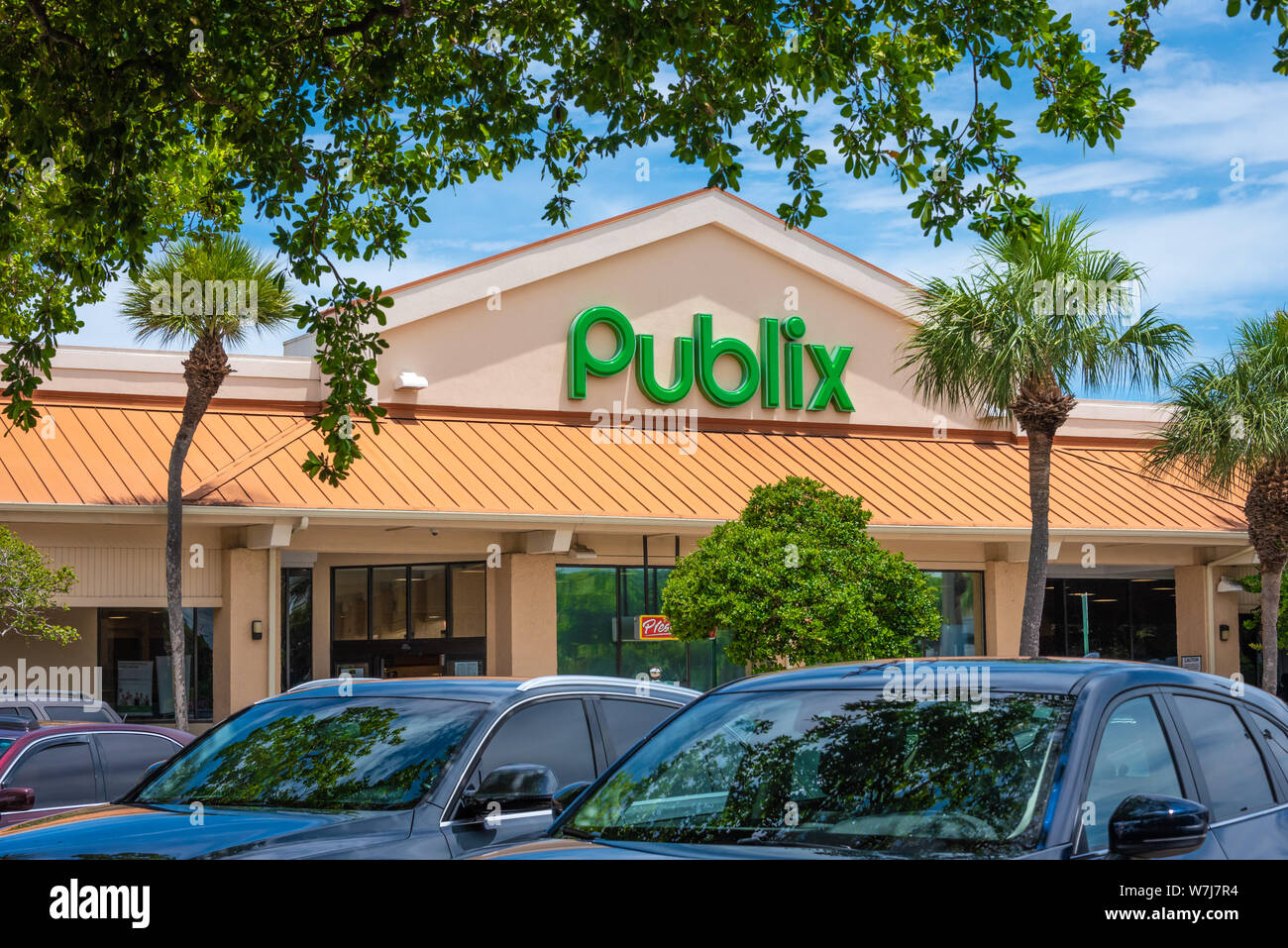 Publix Super Market grocery store in Palm Springs, Florida. (USA) Stock Photo