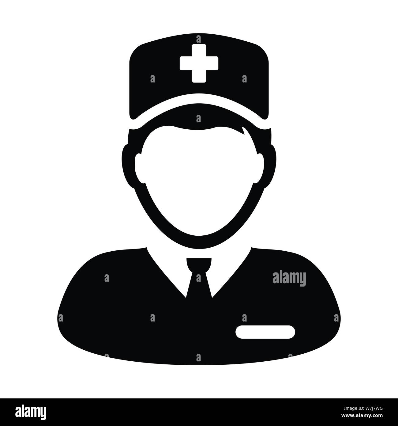 Medical Assistant Icon Vector Male Person Profile Avatar With A