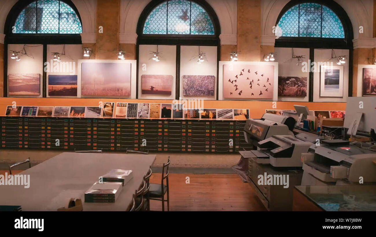 JAY MYSELF, Jay Maisel's office in 'The Bank', 2018. © Oscilloscope ...