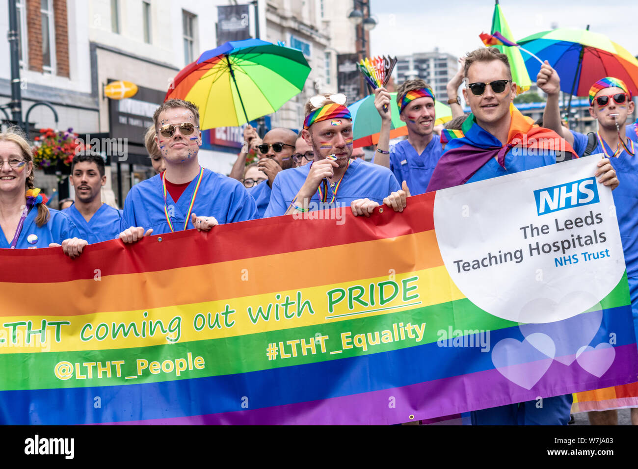 Leeds Pride celebrations 2019 Stock Photo