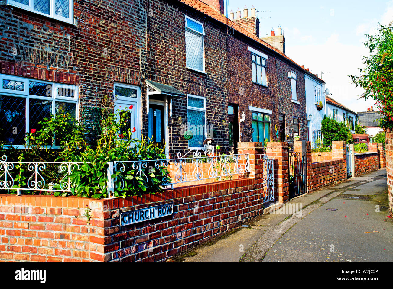 Church Row, Wolviston, Billingham on Tees, Cleveland, England Stock