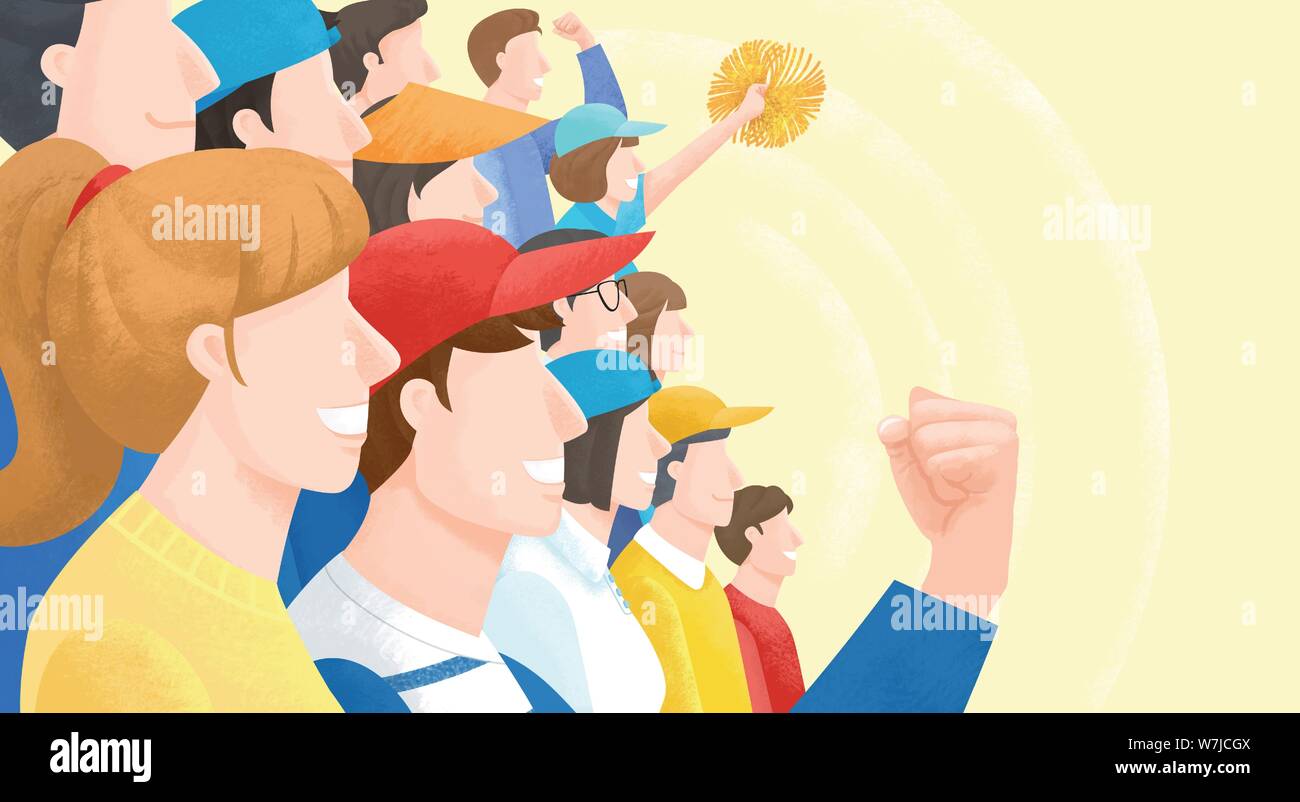 Group of people background illustration 004 Stock Vector Image & Art ...