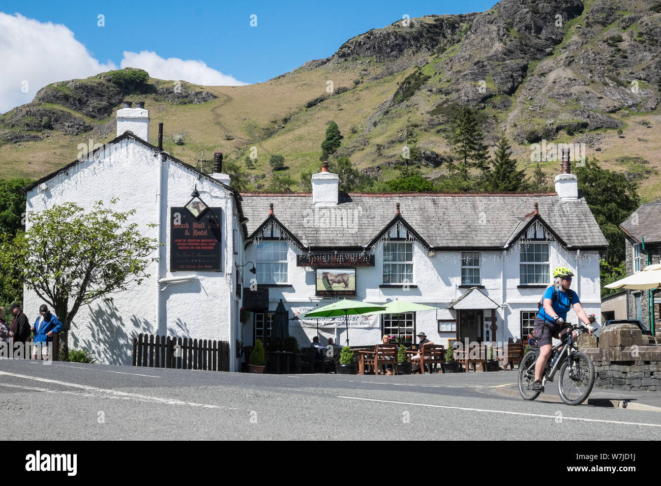 Black Bull,pub,Coniston,village,The Lakes,Lake District,The Lake