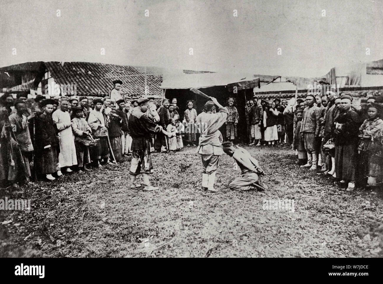 Death Penalty in China, circa 1860 Stock Photo