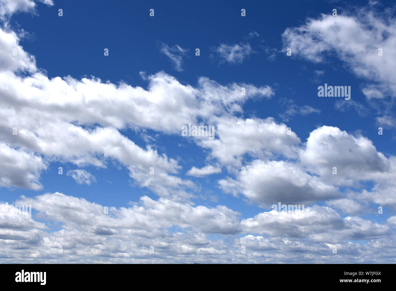 Cloudy Blue Sky Stock Photo