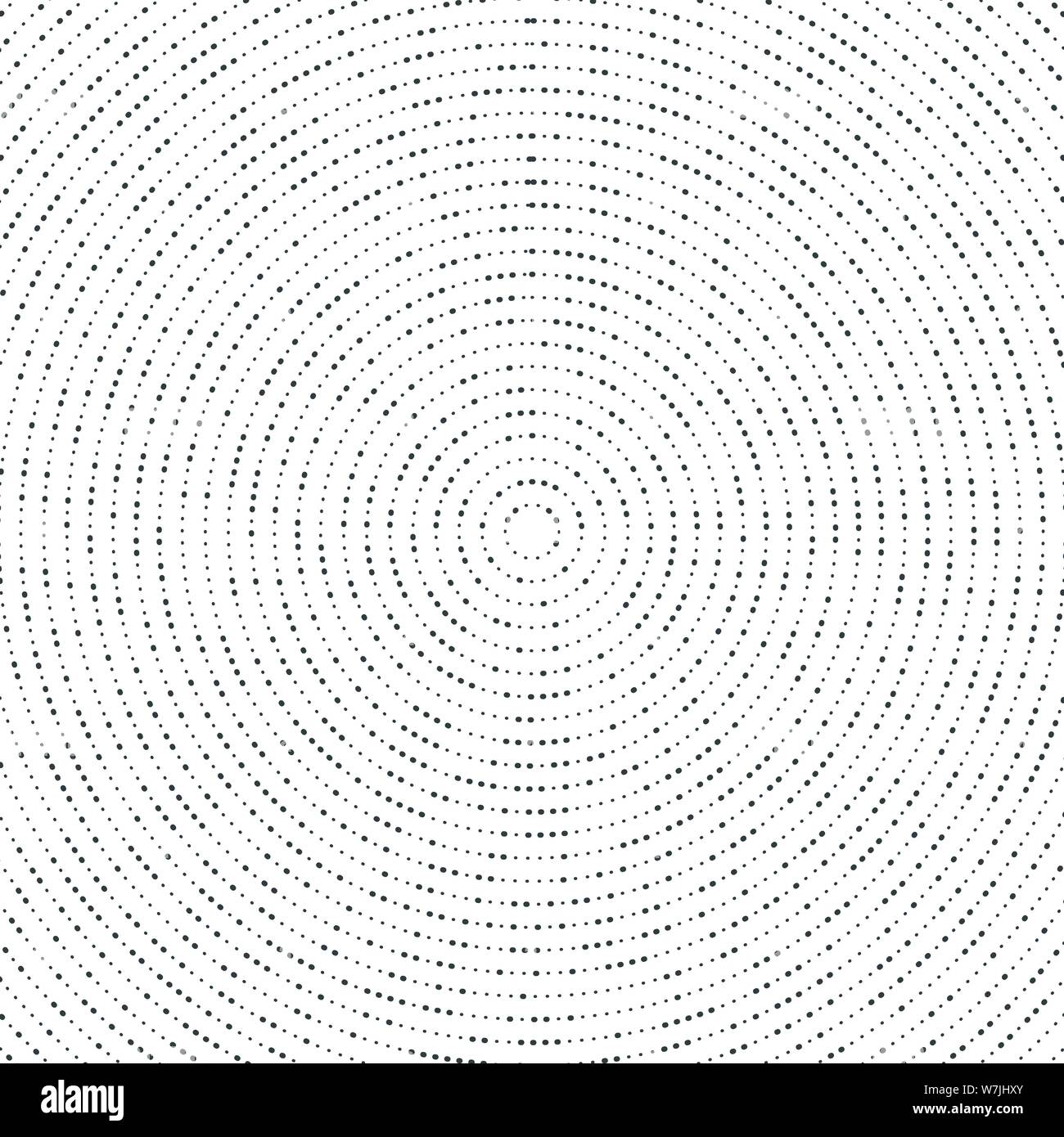 Abstract Random Size Black Circle Dot Particle Decoration