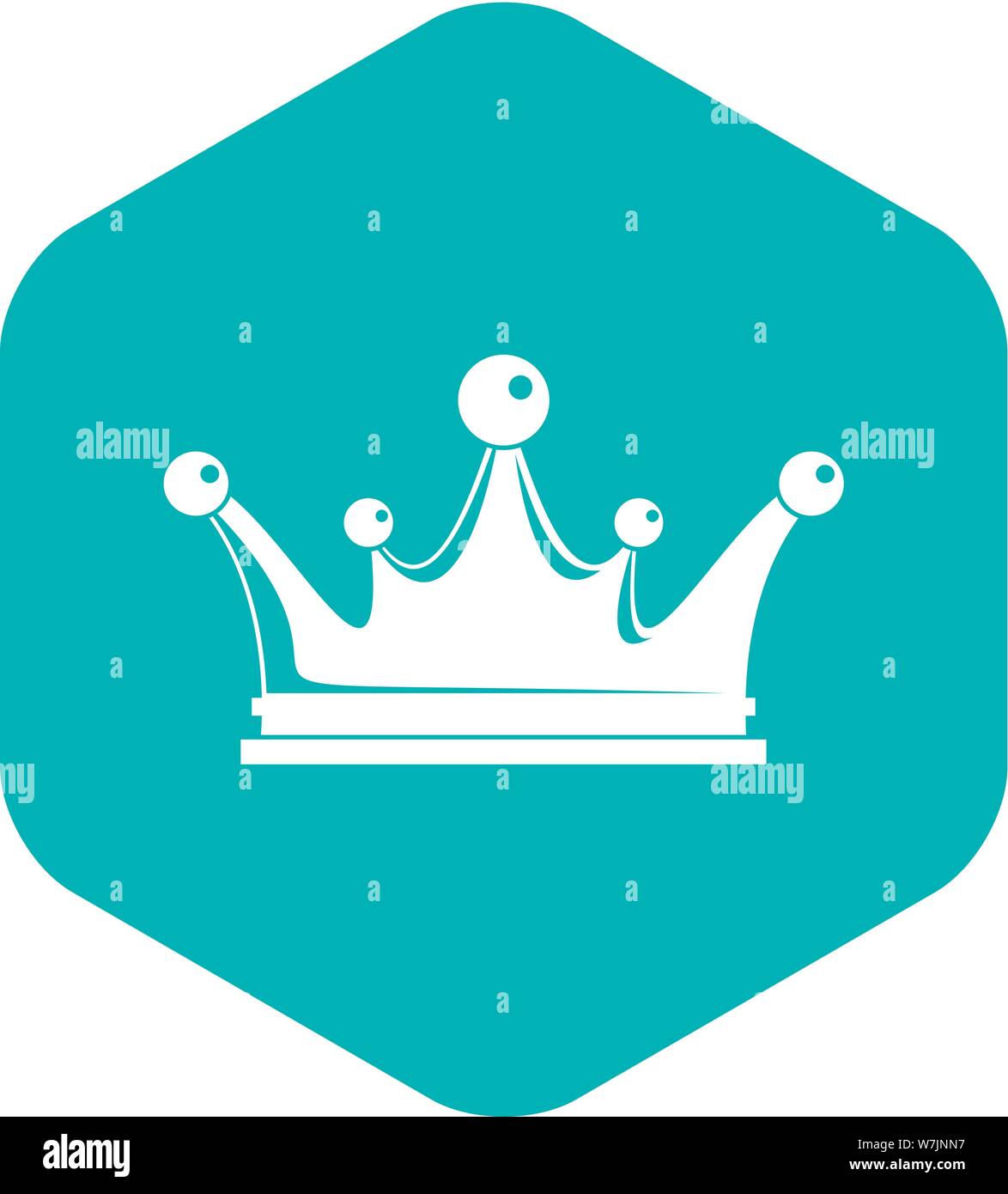 Crown icon, simple style Stock Vector Image & Art - Alamy