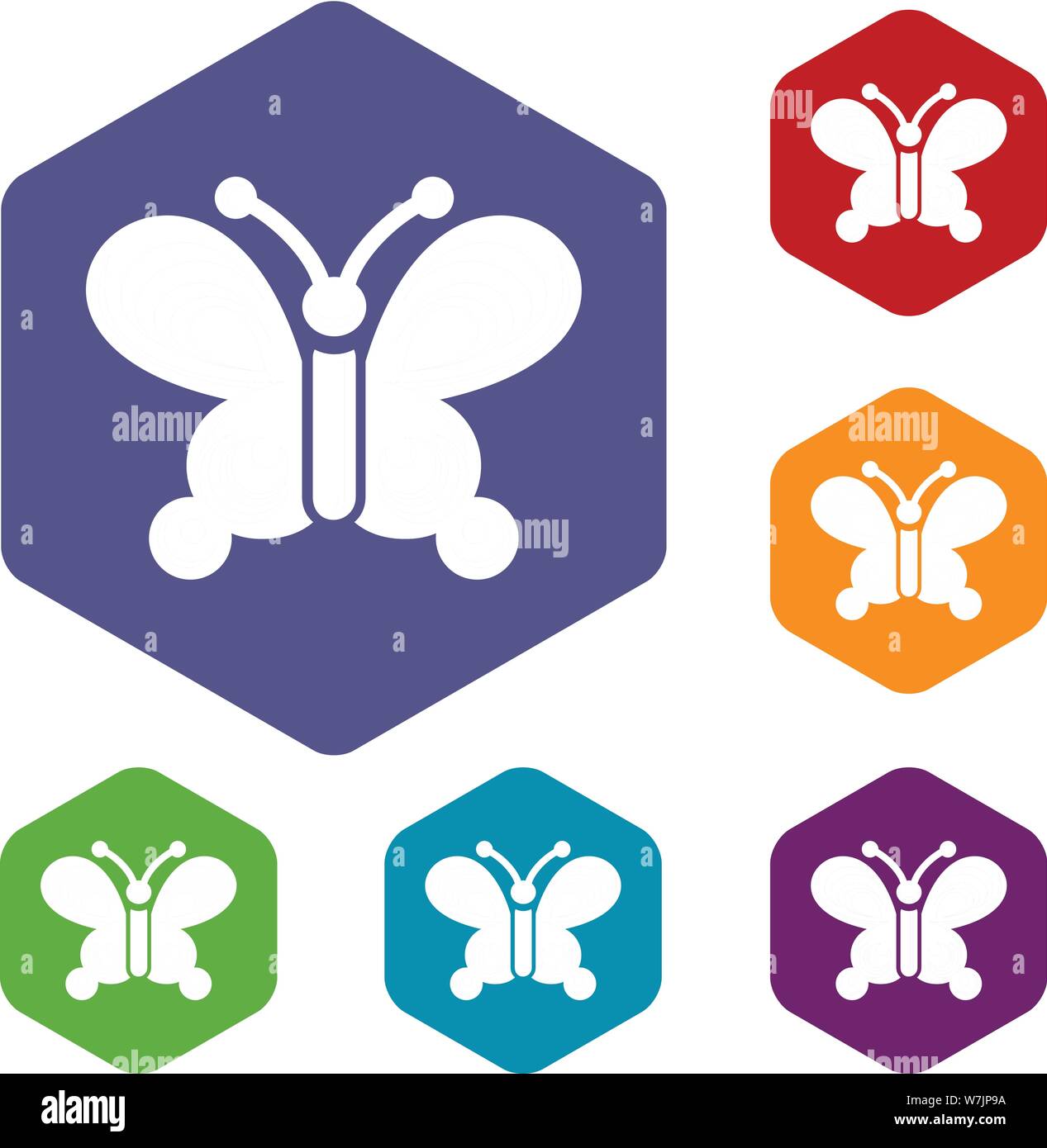 Moth wing patterns Stock Vector Images - Alamy