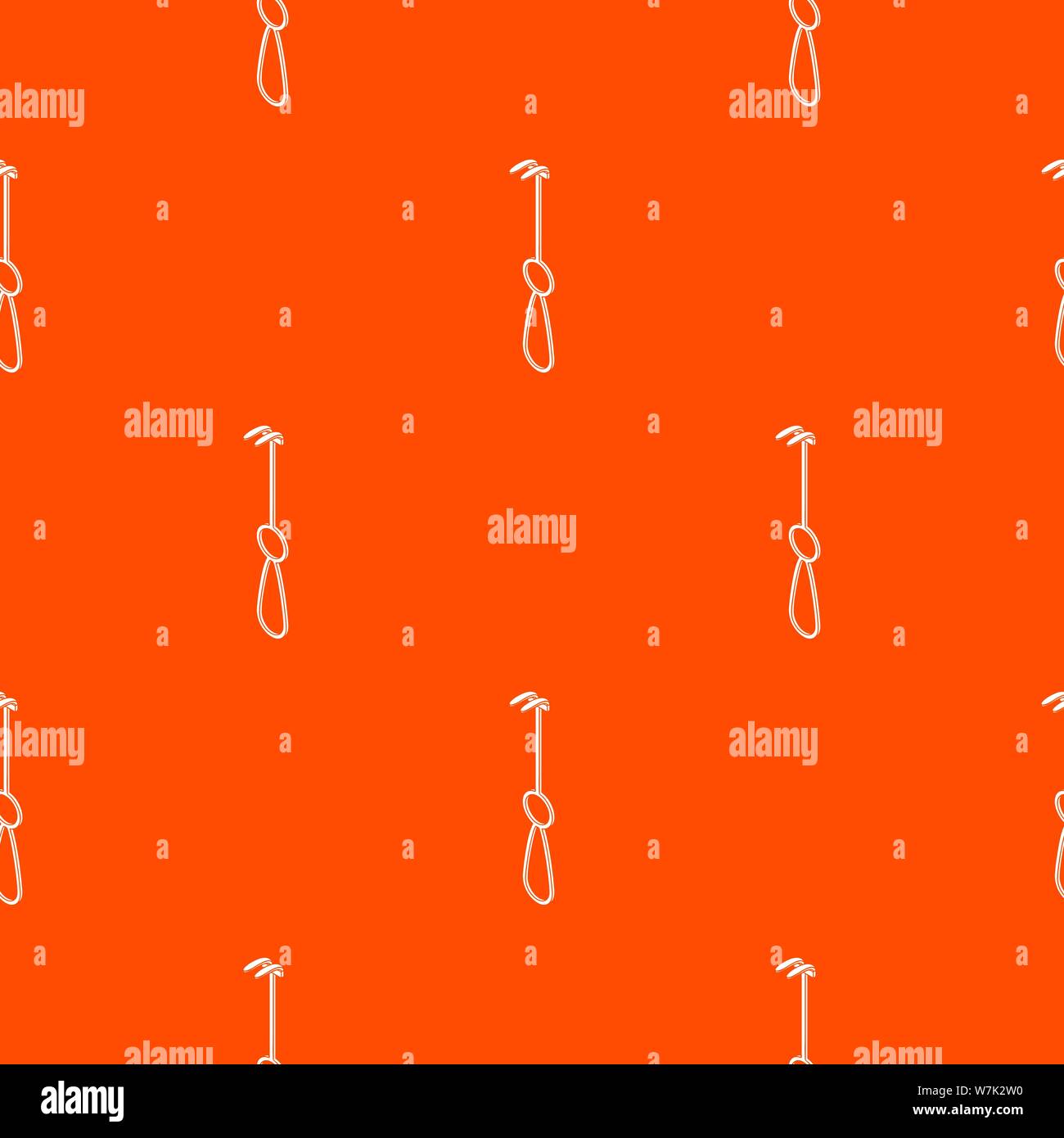 Surgery hook pattern vector orange Stock Vector