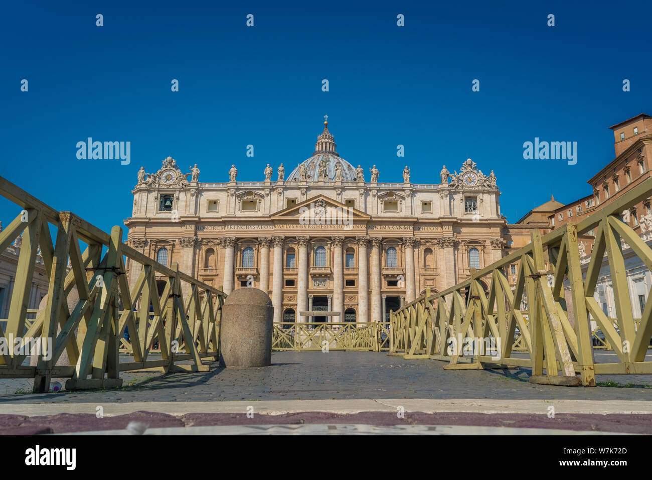 The Papal Basilica of St. Peter in the Vaticanv Stock Photo