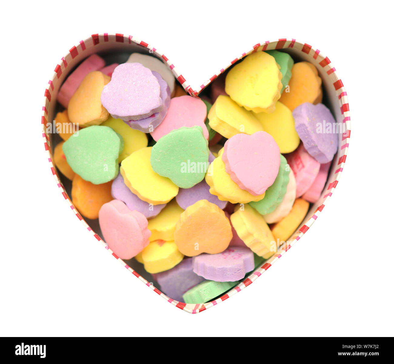 Candy box pink red candies hi-res stock photography and images - Alamy