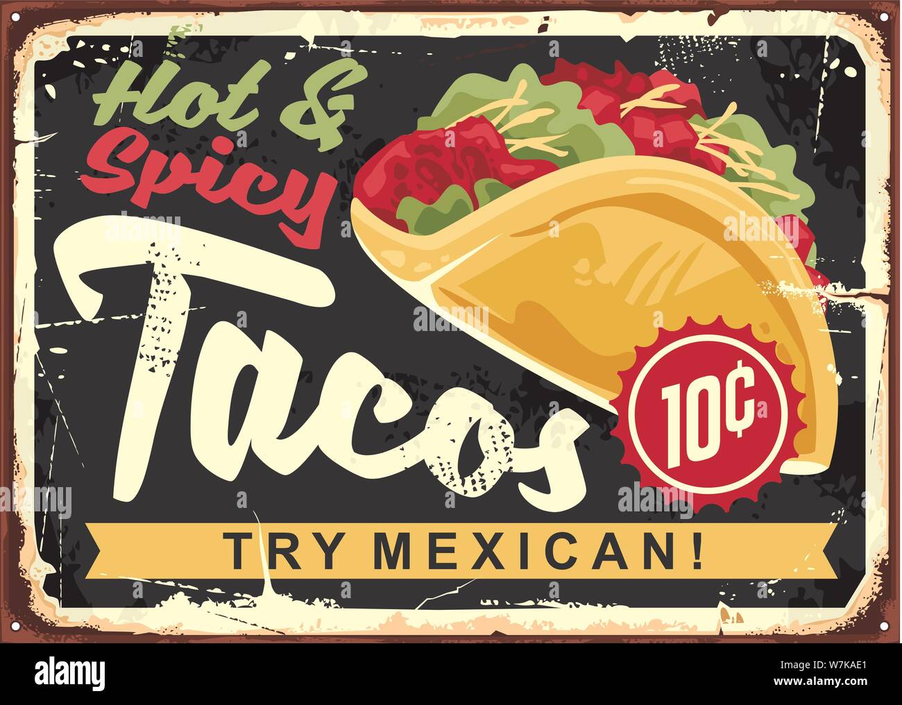 Advertising billboard mexico Stock Vector Images Alamy