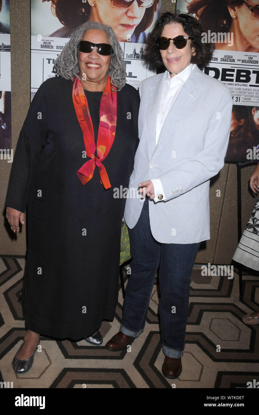 Manhattan, United States Of America. 25th Aug, 2011. NEW YORK, NY - AUGUST 22: Toni Morrison attends 'The Debt' screening at the Tribeca Grand Hotel - Screening Room on August 22, 2011 in New York City. People: Toni Morrison, Annie Leibovitz Credit: Storms Media Group/Alamy Live News Stock Photo