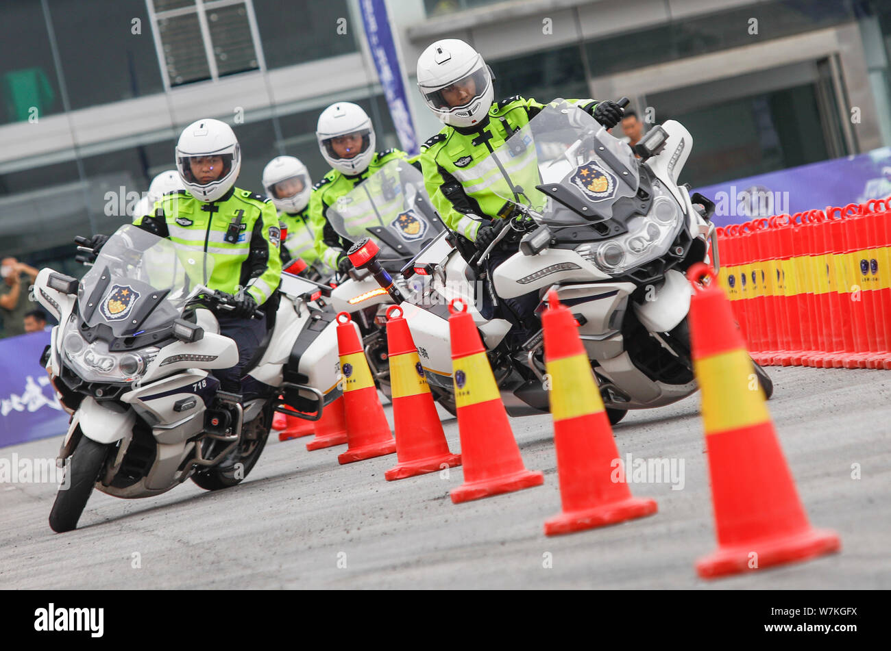 chinese police motorcycle