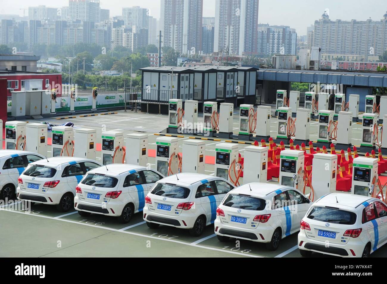 Ev charging pile hi-res stock photography and images - Alamy