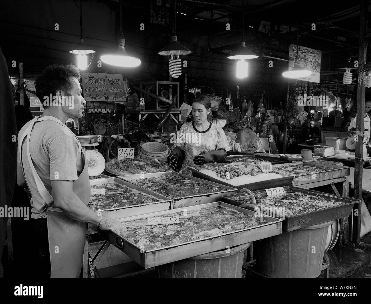 Market and local lives in Thailand Stock Photo