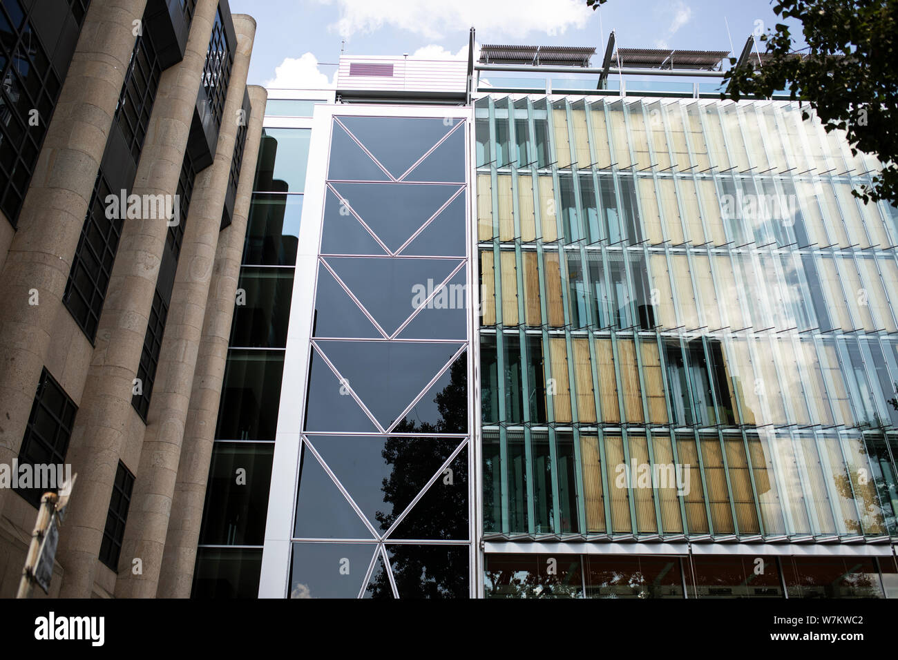 The Oskar von Miller Forum, an education and conference center on construction, technology and engineering in Munich, Germany. Stock Photo