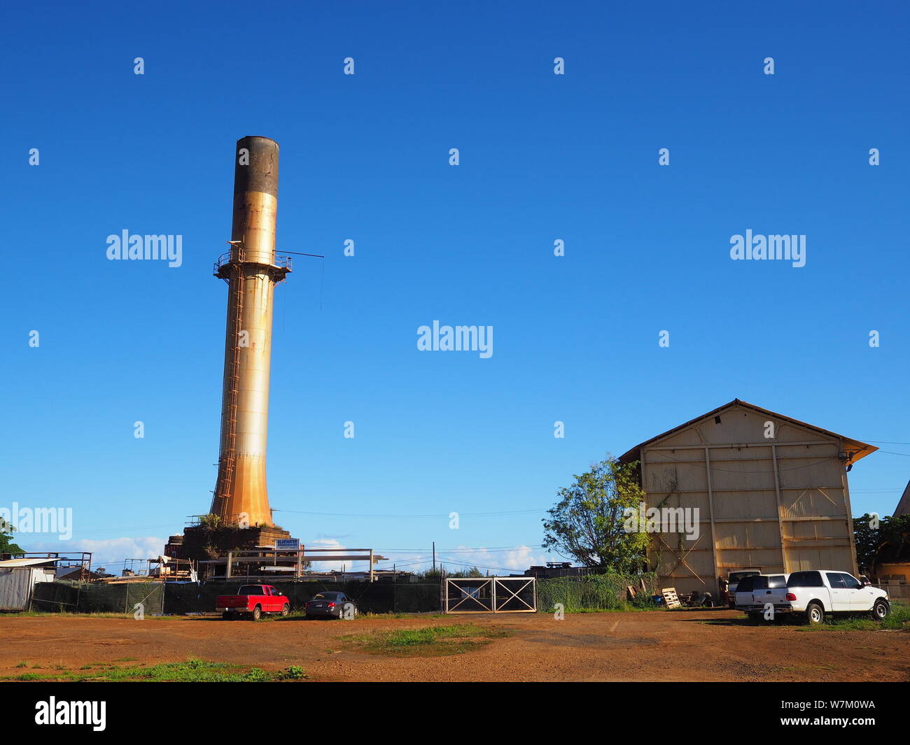 old Sugar mill at Northshore Oahu Hawaii Stock Photo Alamy